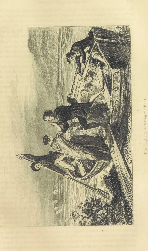 An illustration from Traits and Stories of the Irish Peasantry ... Fourth edition, 1864, leaf 321