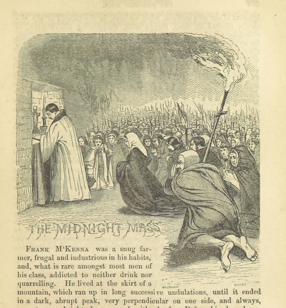 An illustration from Traits and Stories of the Irish Peasantry ... Fourth edition, 1864, leaf 395