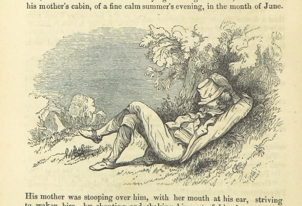 An illustration from Traits and Stories of the Irish Peasantry ... Fourth edition, 1864, leaf 88