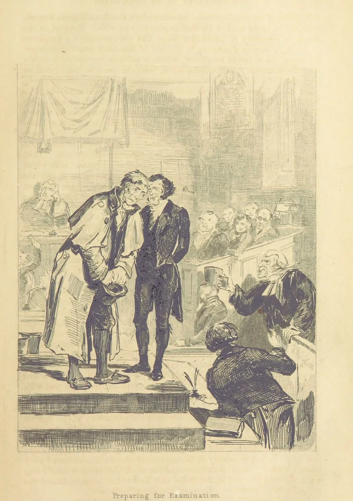 An illustration from Traits and Stories of the Irish Peasantry ... Fourth edition, 1864, leaf 15