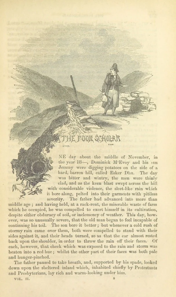 An illustration from Traits and Stories of the Irish Peasantry ... Fourth edition, 1864, leaf 281