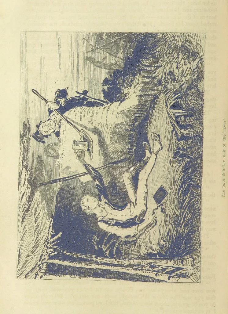 An illustration from Traits and Stories of the Irish Peasantry ... Fourth edition, 1864, leaf 326