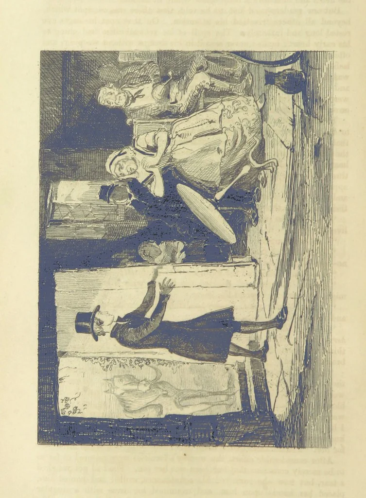 An illustration from Traits and Stories of the Irish Peasantry ... Fourth edition, 1864, leaf 374