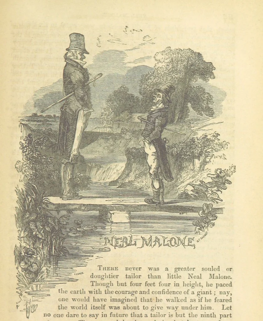An illustration from Traits and Stories of the Irish Peasantry ... Fourth edition, 1864, leaf 449