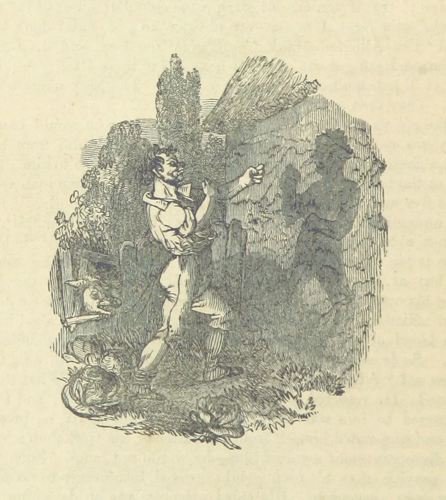 An illustration from Traits and Stories of the Irish Peasantry ... Fourth edition, 1864, leaf 466