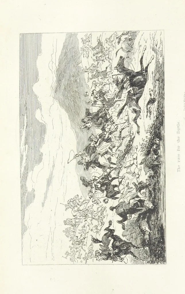 An illustration from Traits and Stories of the Irish Peasantry ... Fourth edition, 1876, leaf 110