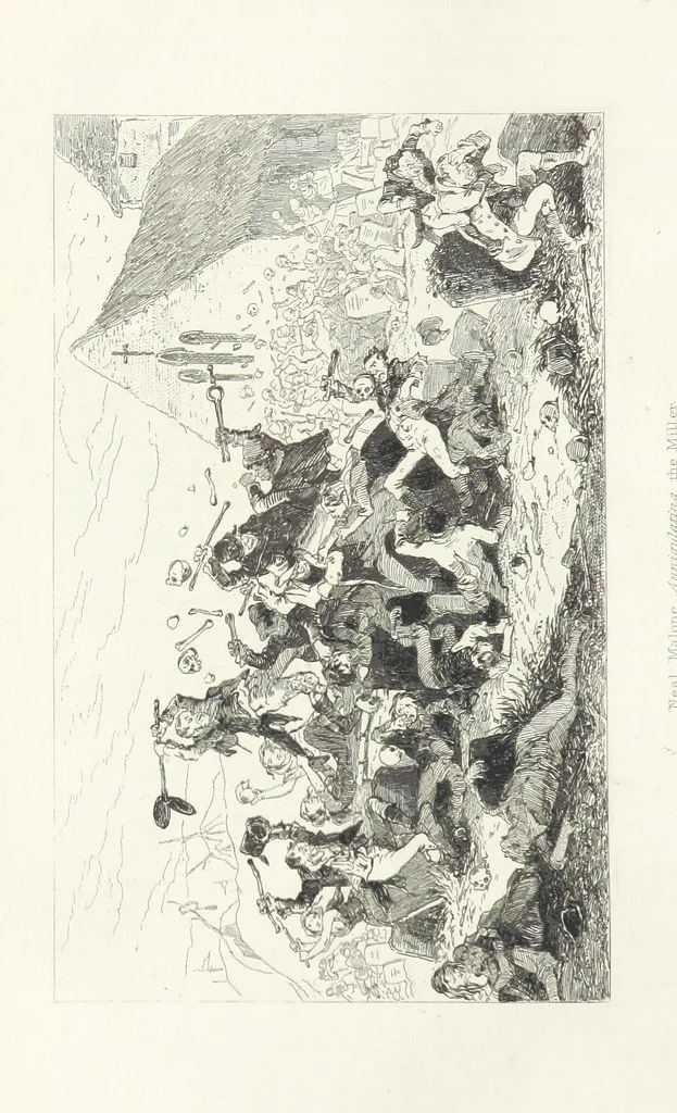 An illustration from Traits and Stories of the Irish Peasantry ... Fourth edition, 1876, leaf 192