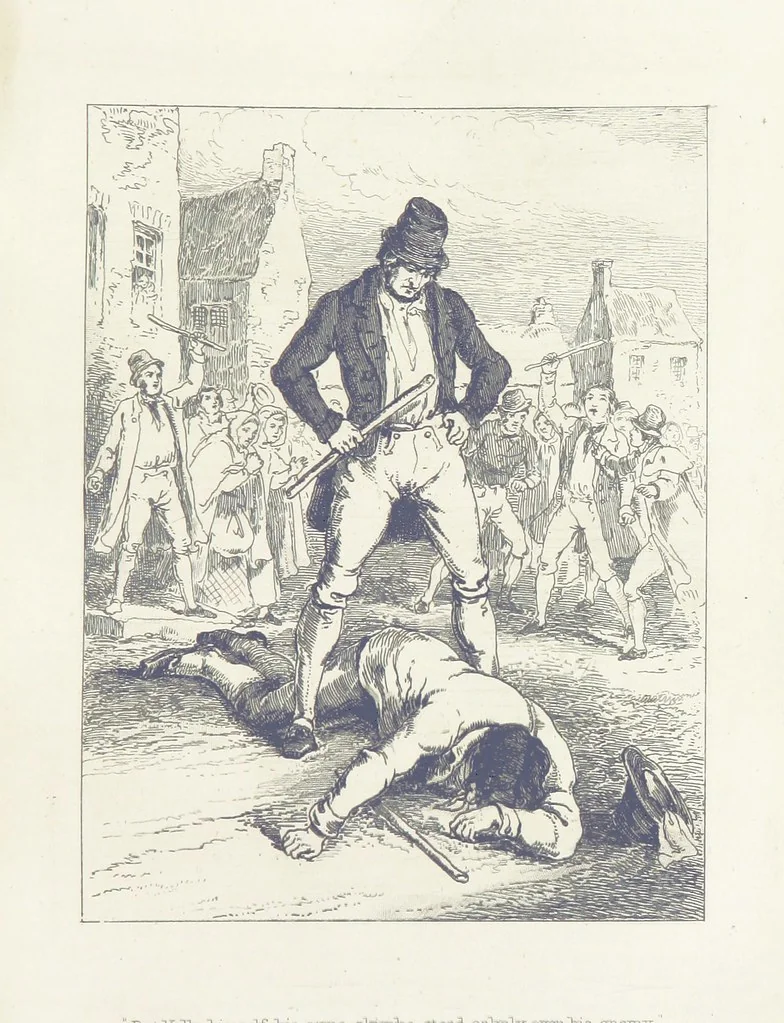 An illustration from Traits and Stories of the Irish Peasantry ... Fourth edition, 1876, leaf 273