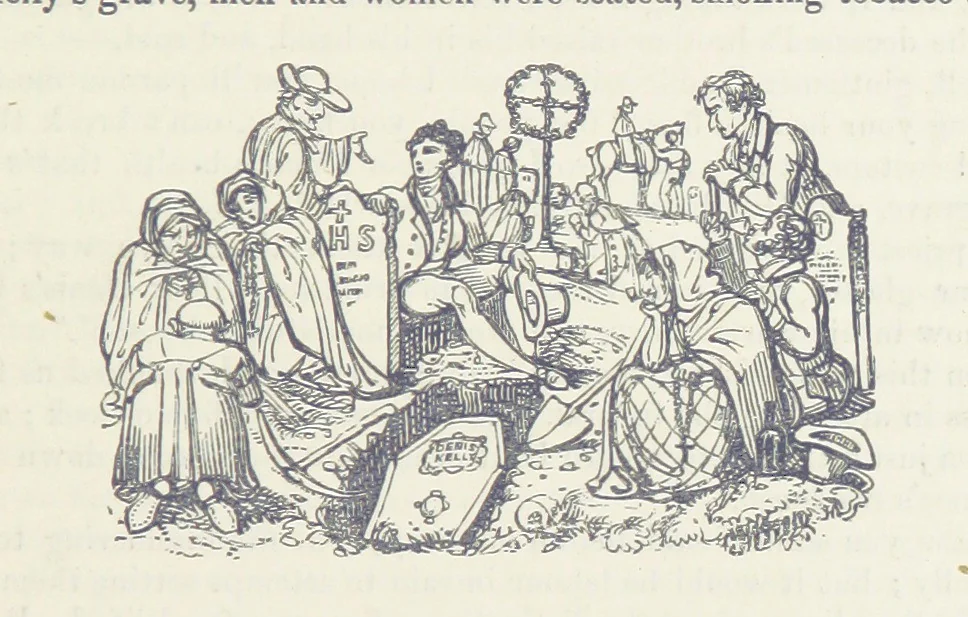 An illustration from Traits and Stories of the Irish Peasantry ... Fourth edition, 1876, leaf 293
