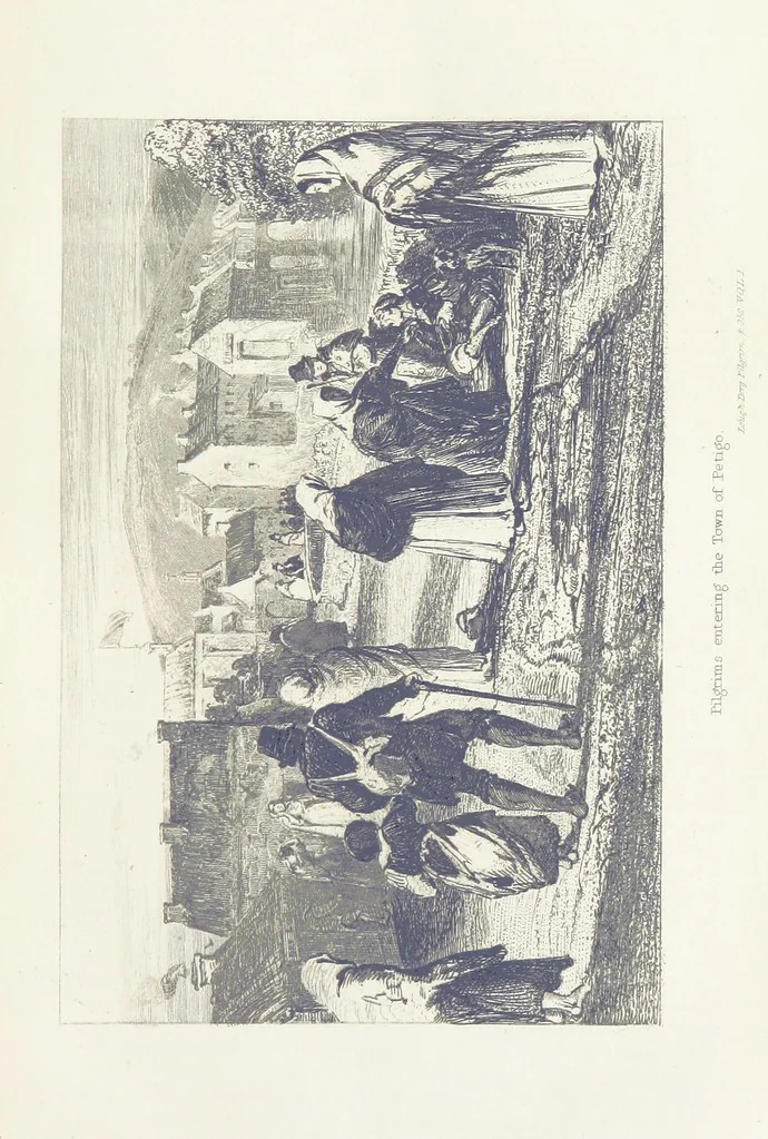An illustration from Traits and Stories of the Irish Peasantry ... Fourth edition, 1876, leaf 313