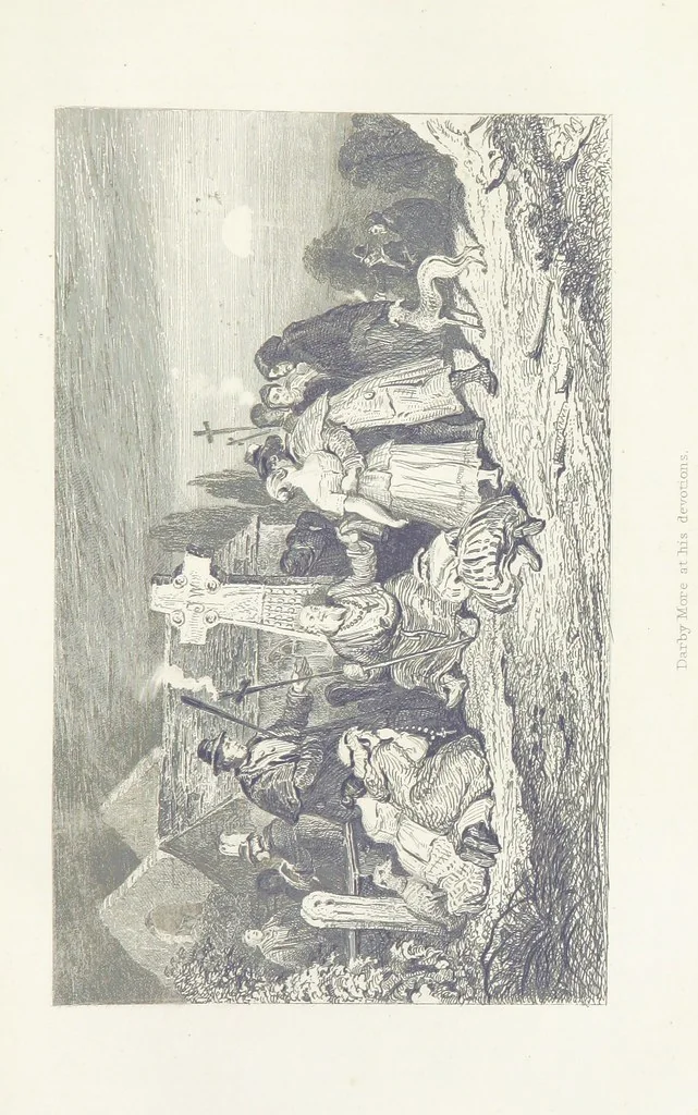 An illustration from Traits and Stories of the Irish Peasantry ... Fourth edition, 1876, leaf 421