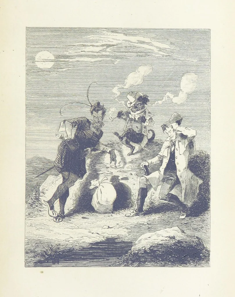 An illustration from Traits and Stories of the Irish Peasantry ... Fourth edition, 1876, leaf 65