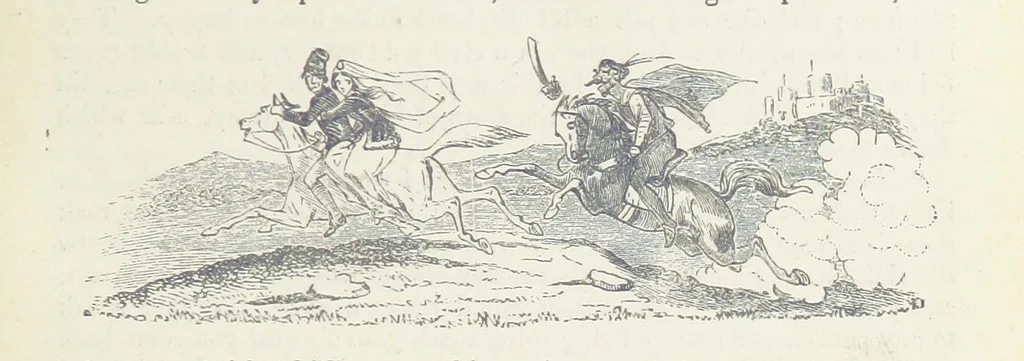 An illustration from Traits and Stories of the Irish Peasantry ... Fourth edition, 1876, leaf 81