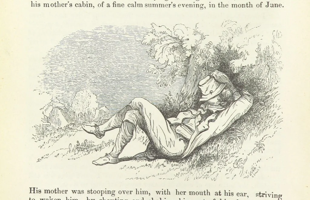 An illustration from Traits and Stories of the Irish Peasantry ... Fourth edition, 1876, leaf 88