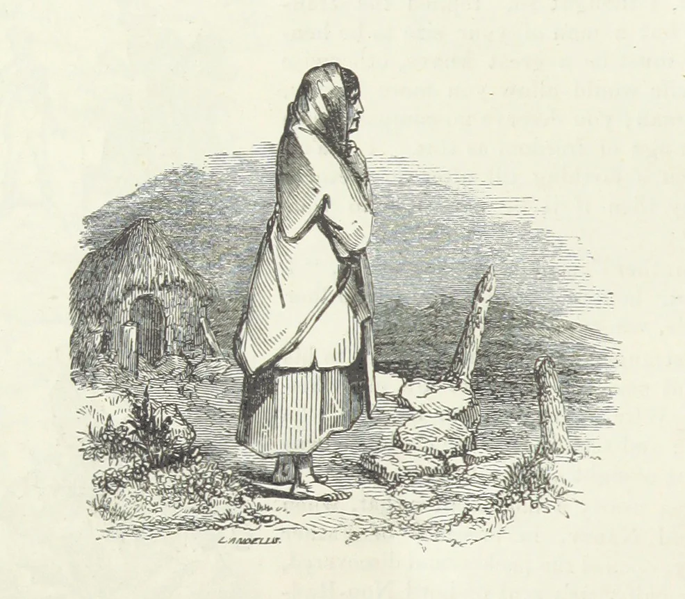 An illustration from Traits and Stories of the Irish Peasantry ... Fourth edition, 1876, leaf 92