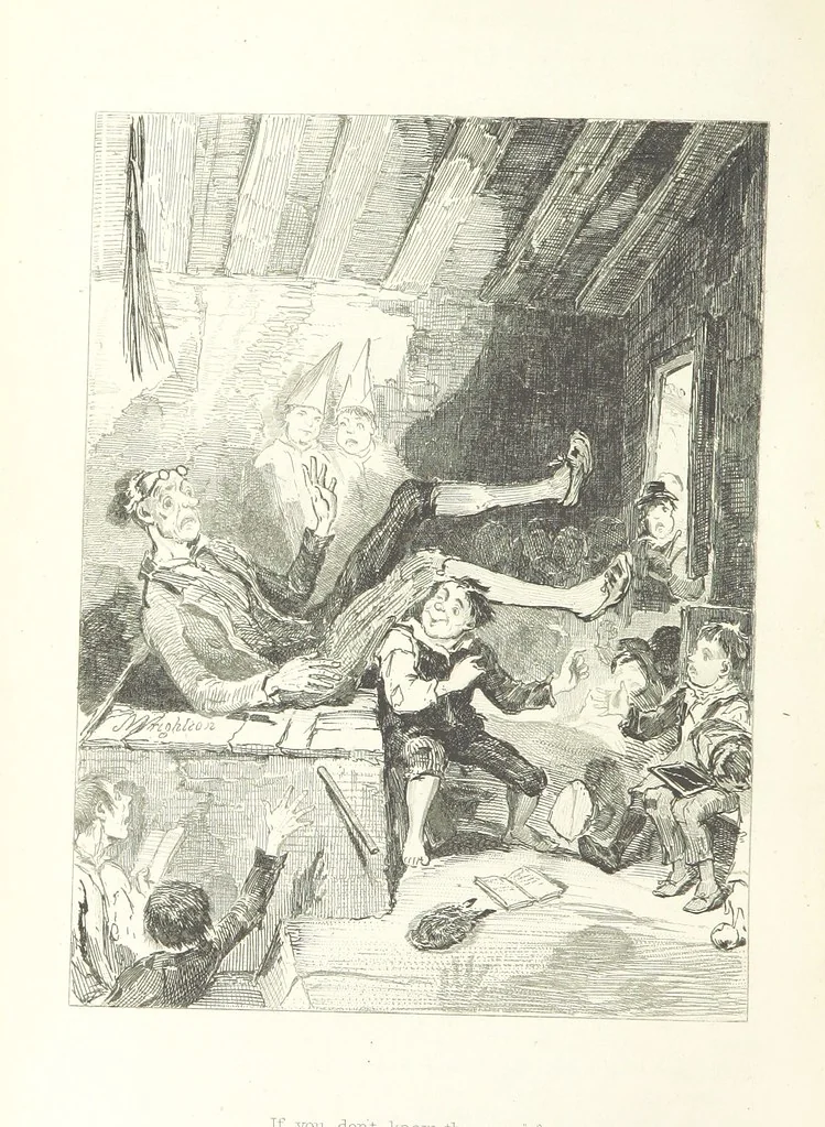 An illustration from Traits and Stories of the Irish Peasantry ... Fourth edition, 1876, leaf 226