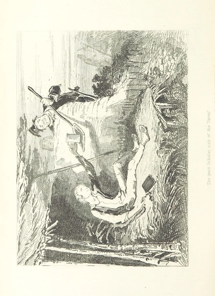 An illustration from Traits and Stories of the Irish Peasantry ... Fourth edition, 1876, leaf 328