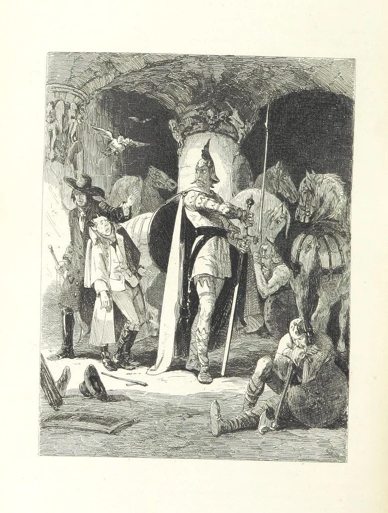 An illustration from Traits and Stories of the Irish Peasantry ... Fourth edition, 1876, leaf 420
