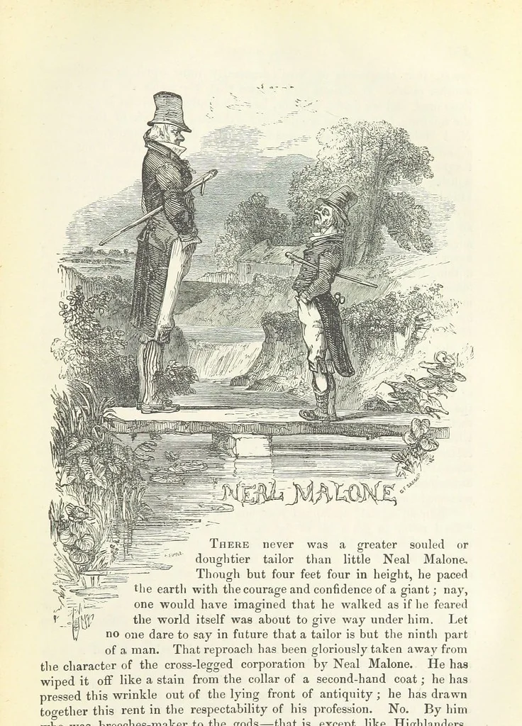 An illustration from Traits and Stories of the Irish Peasantry ... Fourth edition, 1876, leaf 451