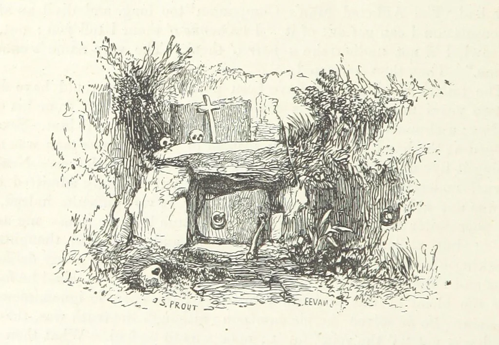 An illustration from Traits and Stories of the Irish Peasantry ... Fourth edition, 1876, leaf 468