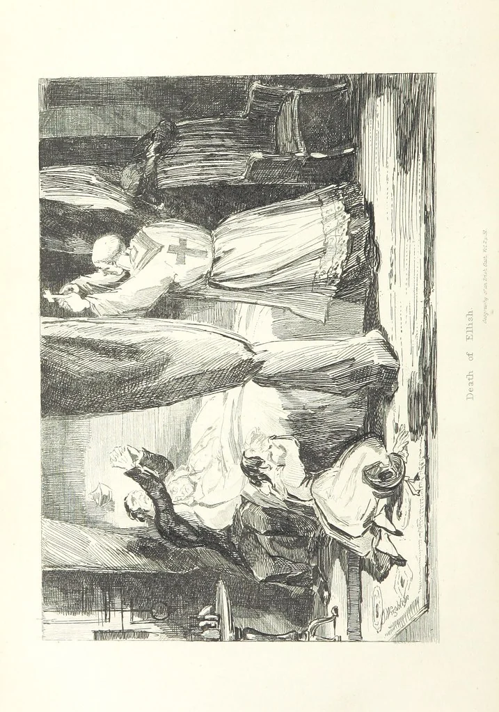 An illustration from Traits and Stories of the Irish Peasantry ... Fourth edition, 1876, leaf 64