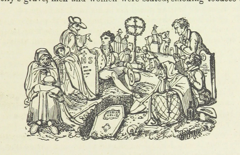 An illustration from Traits and Stories of the Irish Peasantry ... Fourth edition, 1881, leaf 277