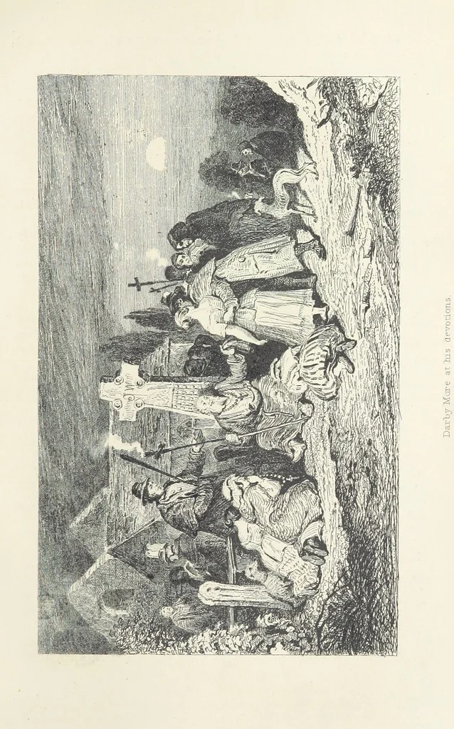 An illustration from Traits and Stories of the Irish Peasantry ... Fourth edition, 1881, leaf 319