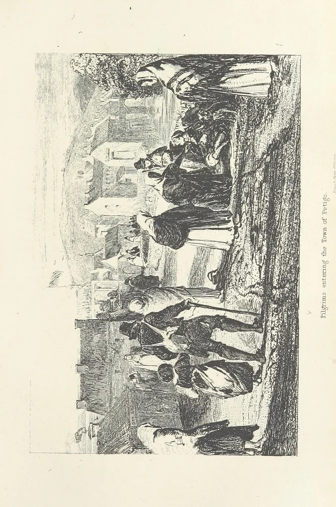 An illustration from Traits and Stories of the Irish Peasantry ... Fourth edition, 1881, leaf 325