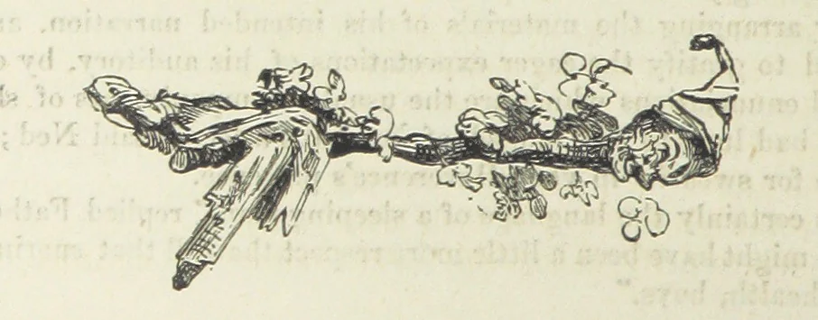 An illustration from Traits and Stories of the Irish Peasantry ... Fourth edition, 1881, leaf 436