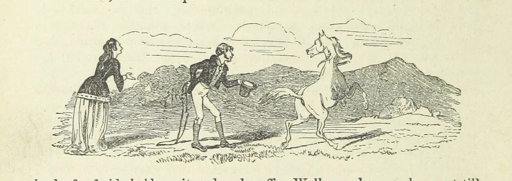 An illustration from Traits and Stories of the Irish Peasantry ... Fourth edition, 1881, leaf 52