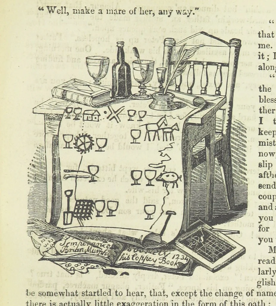 An illustration from Traits and Stories of the Irish Peasantry ... Fourth edition, 1881, leaf 563
