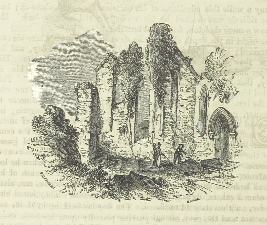 An illustration from Traits and Stories of the Irish Peasantry ... Fourth edition, 1881, leaf 566