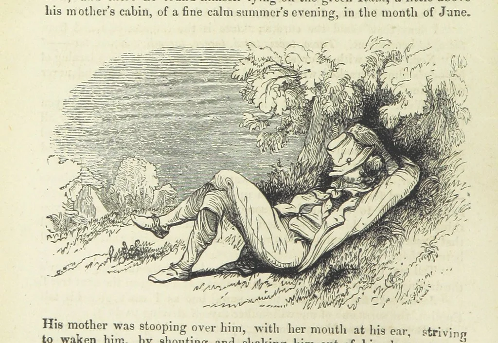 An illustration from Traits and Stories of the Irish Peasantry ... Fourth edition, 1881, leaf 66