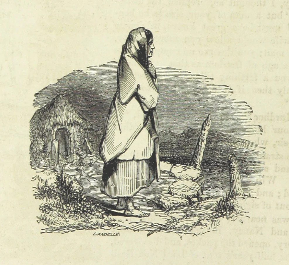 An illustration from Traits and Stories of the Irish Peasantry ... Fourth edition, 1881, leaf 70