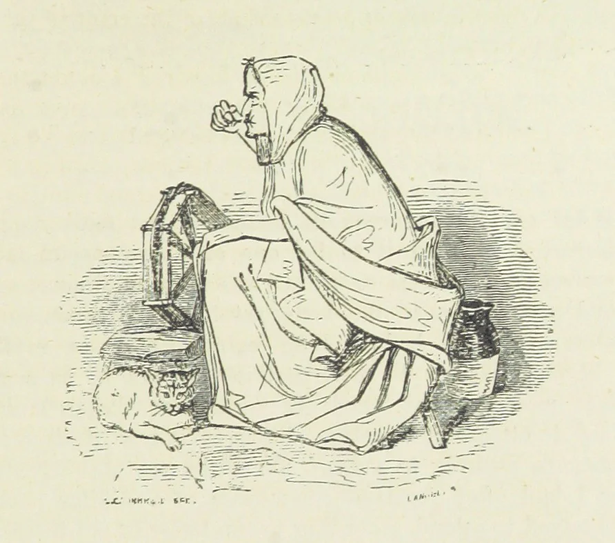 An illustration from Traits and Stories of the Irish Peasantry ... Fourth edition, 1881, leaf 759