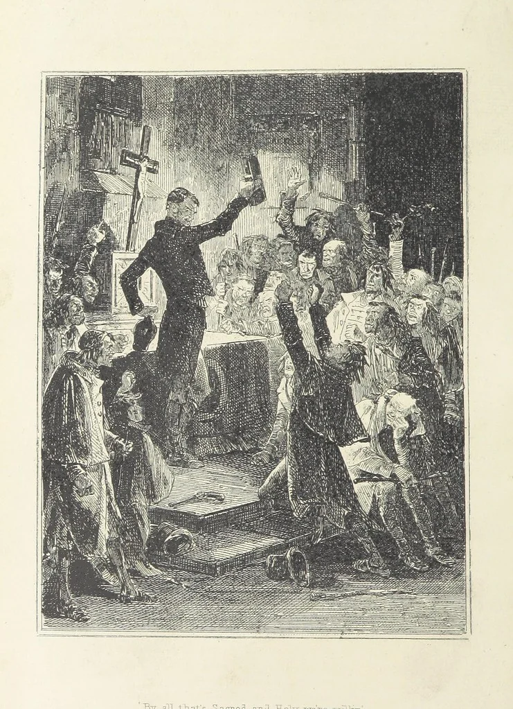 An illustration from Traits and Stories of the Irish Peasantry ... Fourth edition, 1881, leaf 766