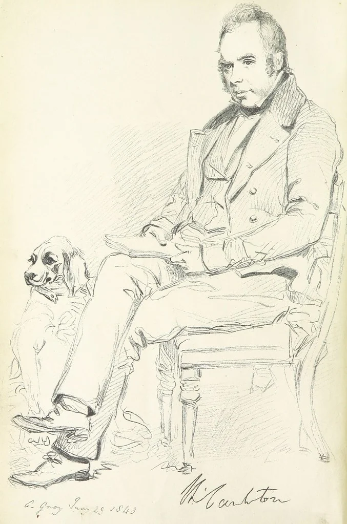 An illustration from Traits and Stories of the Irish Peasantry ... Fourth edition, 1881, leaf 8