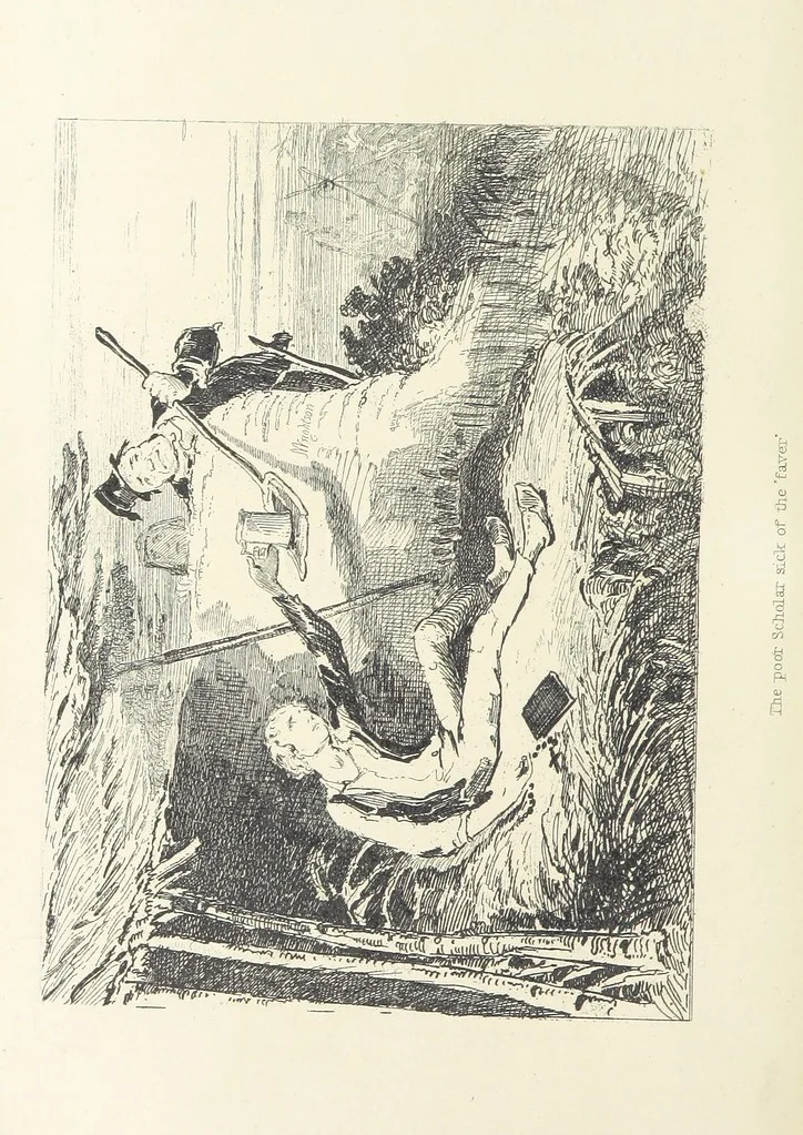 An illustration from Traits and Stories of the Irish Peasantry ... Fourth edition, 1881, leaf 822