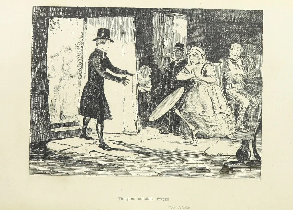 An illustration from Traits and Stories of the Irish Peasantry ... Fourth edition, 1881, leaf 870