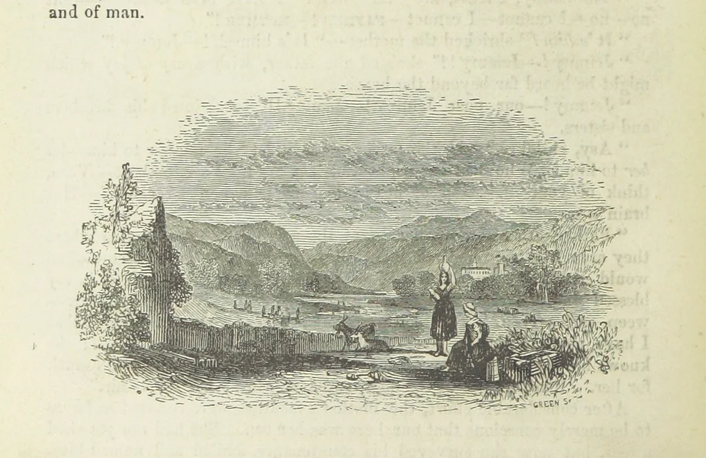 An illustration from Traits and Stories of the Irish Peasantry ... Fourth edition, 1881, leaf 872