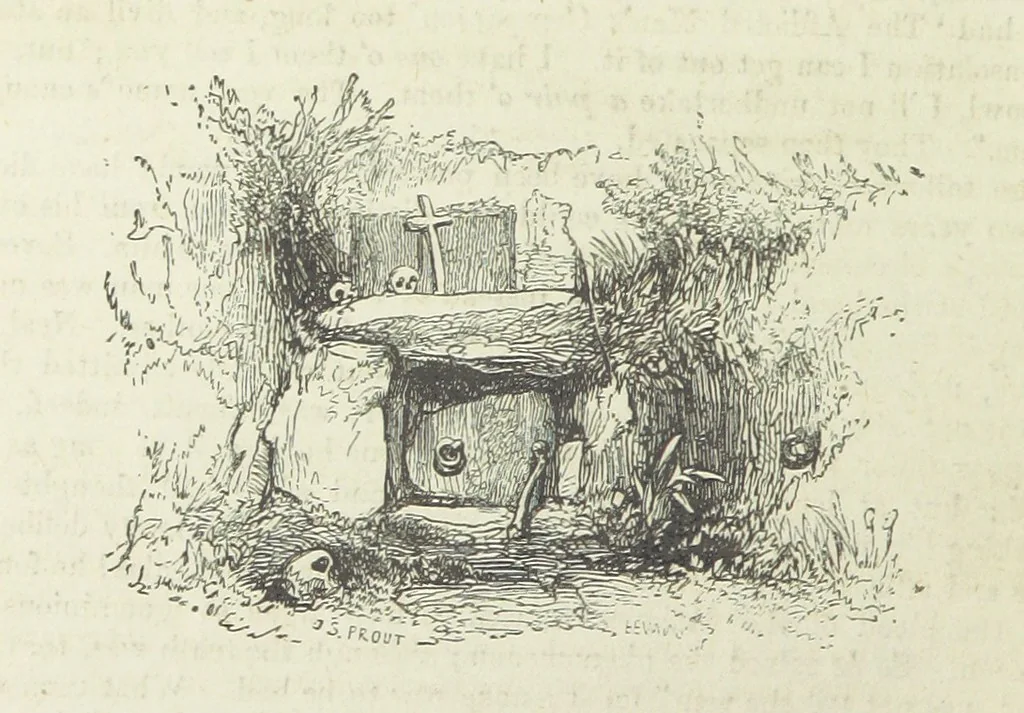 An illustration from Traits and Stories of the Irish Peasantry ... Fourth edition, 1881, leaf 890