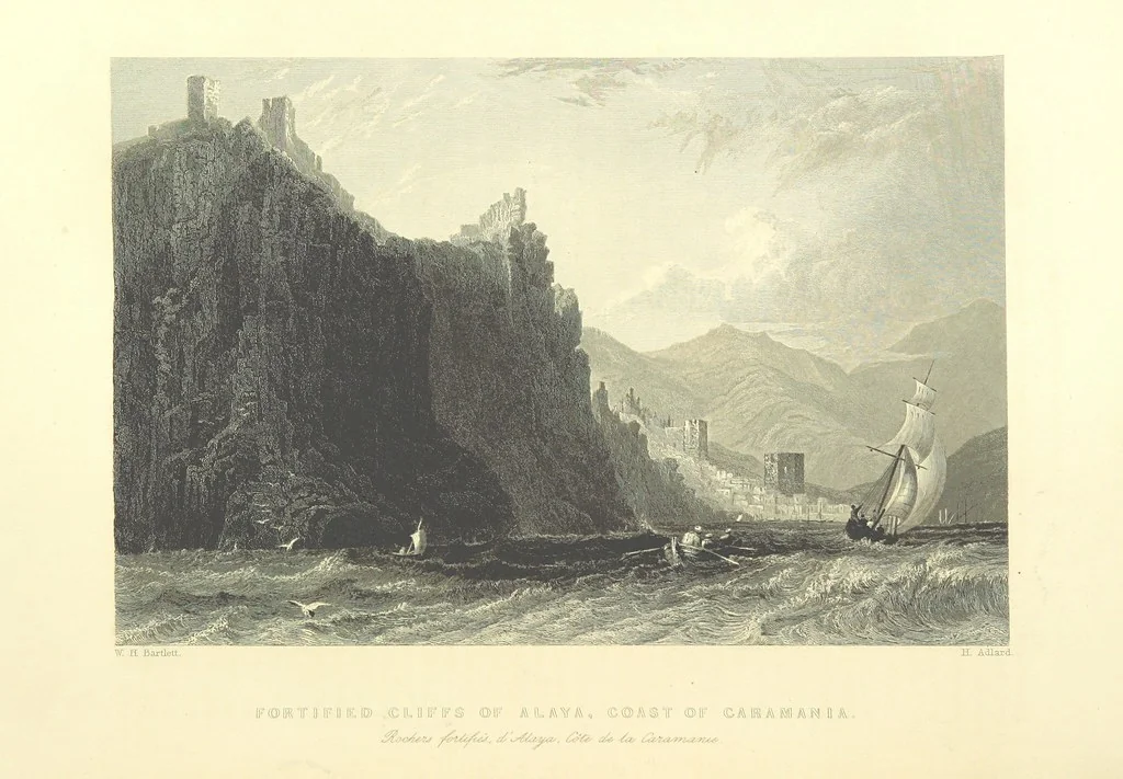 An illustration from Syria, the Holy Land, Asia Minor, &c., illustrated. In a series of views drawn from nature by W. H. Bartlett, William Purser (Thomas Allom), &c. With descriptions of the plates by J. Carne. [With maps, 1853, leaf 114