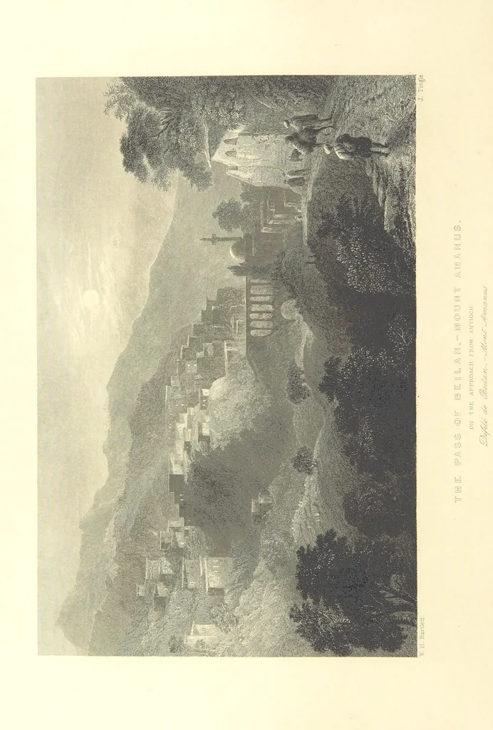 An illustration from Syria, the Holy Land, Asia Minor, &c., illustrated. In a series of views drawn from nature by W. H. Bartlett, William Purser (Thomas Allom), &c. With descriptions of the plates by J. Carne. [With maps, 1853, leaf 122