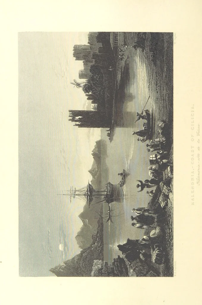 An illustration from Syria, the Holy Land, Asia Minor, &c., illustrated. In a series of views drawn from nature by W. H. Bartlett, William Purser (Thomas Allom), &c. With descriptions of the plates by J. Carne. [With maps, 1853, leaf 152