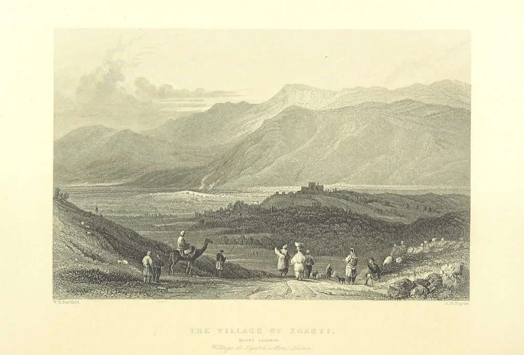 An illustration from Syria, the Holy Land, Asia Minor, &c., illustrated. In a series of views drawn from nature by W. H. Bartlett, William Purser (Thomas Allom), &c. With descriptions of the plates by J. Carne. [With maps, 1853, leaf 156