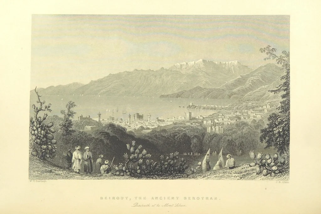 An illustration from Syria, the Holy Land, Asia Minor, &c., illustrated. In a series of views drawn from nature by W. H. Bartlett, William Purser (Thomas Allom), &c. With descriptions of the plates by J. Carne. [With maps, 1853, leaf 180