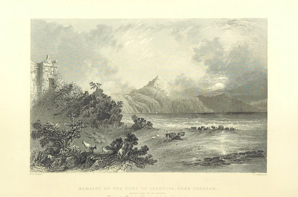 An illustration from Syria, the Holy Land, Asia Minor, &c., illustrated. In a series of views drawn from nature by W. H. Bartlett, William Purser (Thomas Allom), &c. With descriptions of the plates by J. Carne. [With maps, 1853, leaf 194