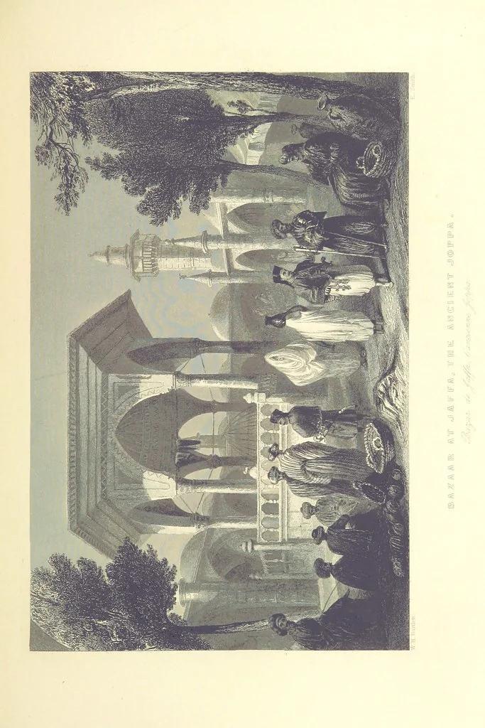 An illustration from Syria, the Holy Land, Asia Minor, &c., illustrated. In a series of views drawn from nature by W. H. Bartlett, William Purser (Thomas Allom), &c. With descriptions of the plates by J. Carne. [With maps, 1853, leaf 201