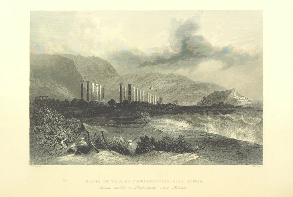 An illustration from Syria, the Holy Land, Asia Minor, &c., illustrated. In a series of views drawn from nature by W. H. Bartlett, William Purser (Thomas Allom), &c. With descriptions of the plates by J. Carne. [With maps, 1853, leaf 230