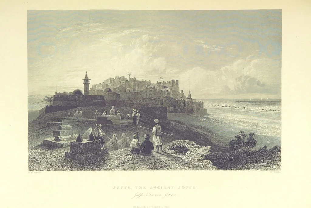 An illustration from Syria, the Holy Land, Asia Minor, &c., illustrated. In a series of views drawn from nature by W. H. Bartlett, William Purser (Thomas Allom), &c. With descriptions of the plates by J. Carne. [With maps, 1853, leaf 241